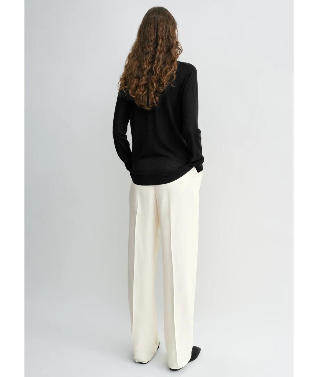 TOTEME Черный шерстяной джемпер / свитер, фото 4