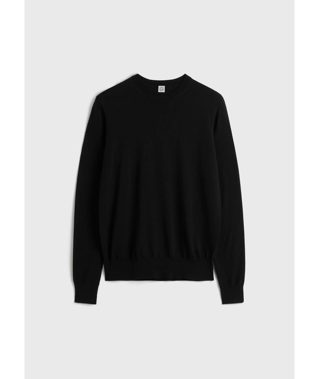 TOTEME Черный шерстяной джемпер / свитер, фото 6