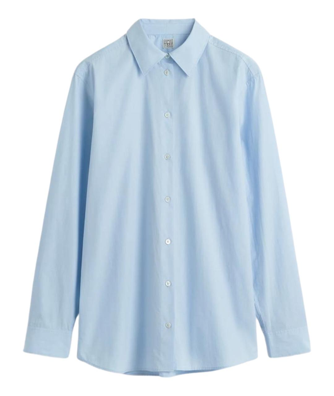 TOTEME Голубая хлопковая рубашка, фото 1