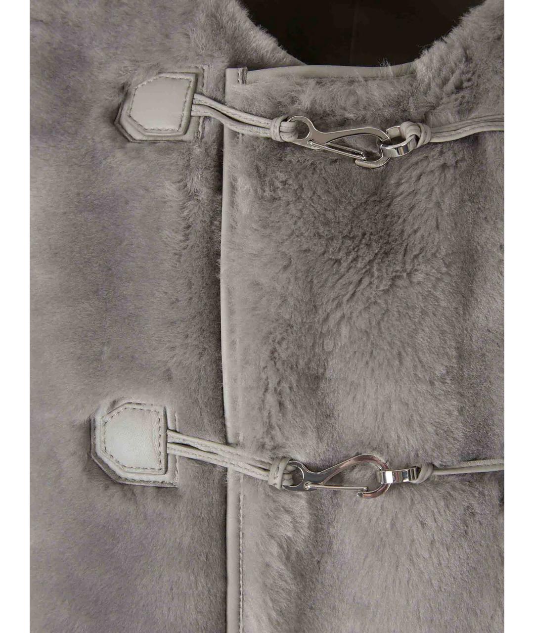 TOTEME Серая шуба, фото 3