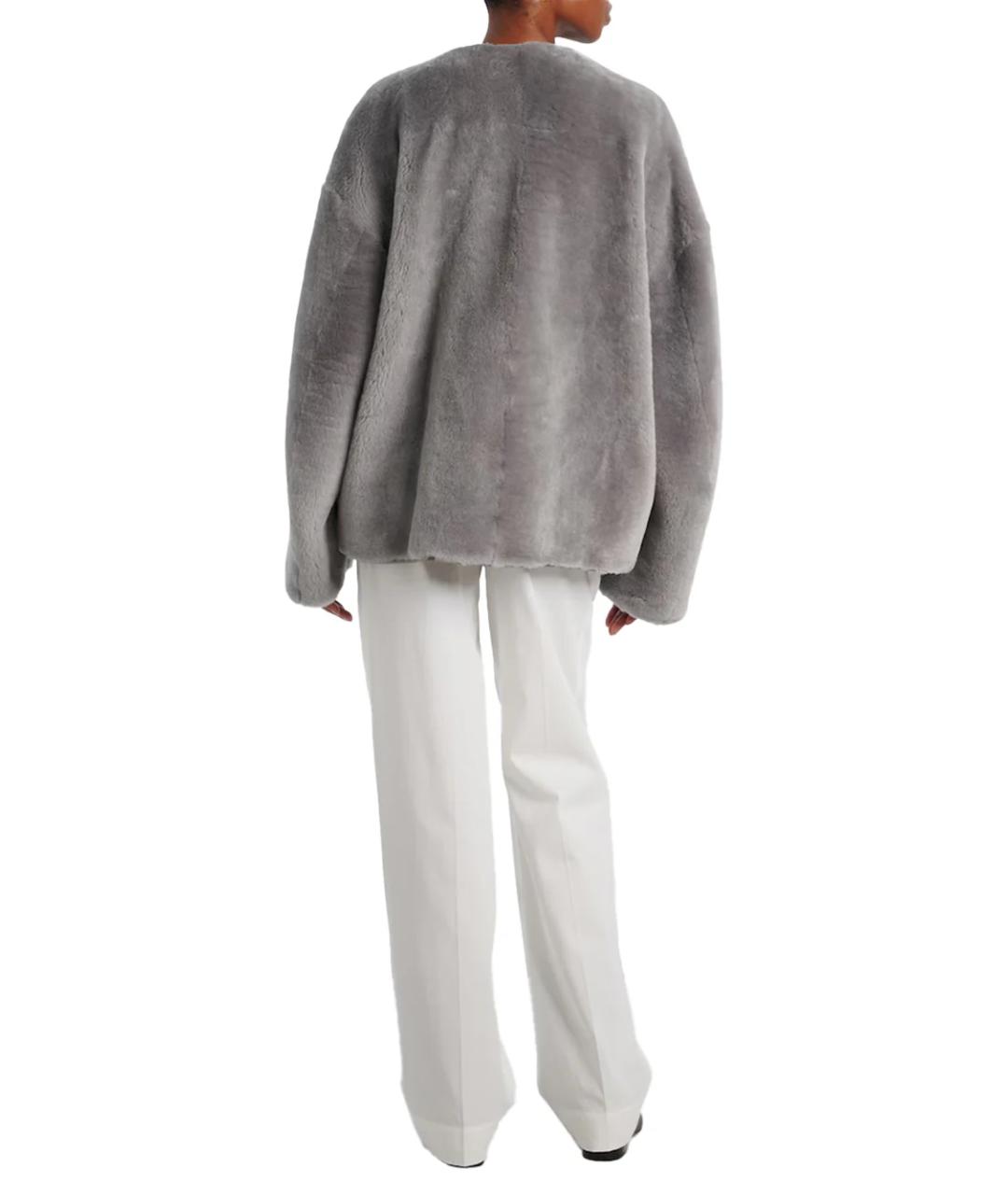 TOTEME Серая шуба, фото 5