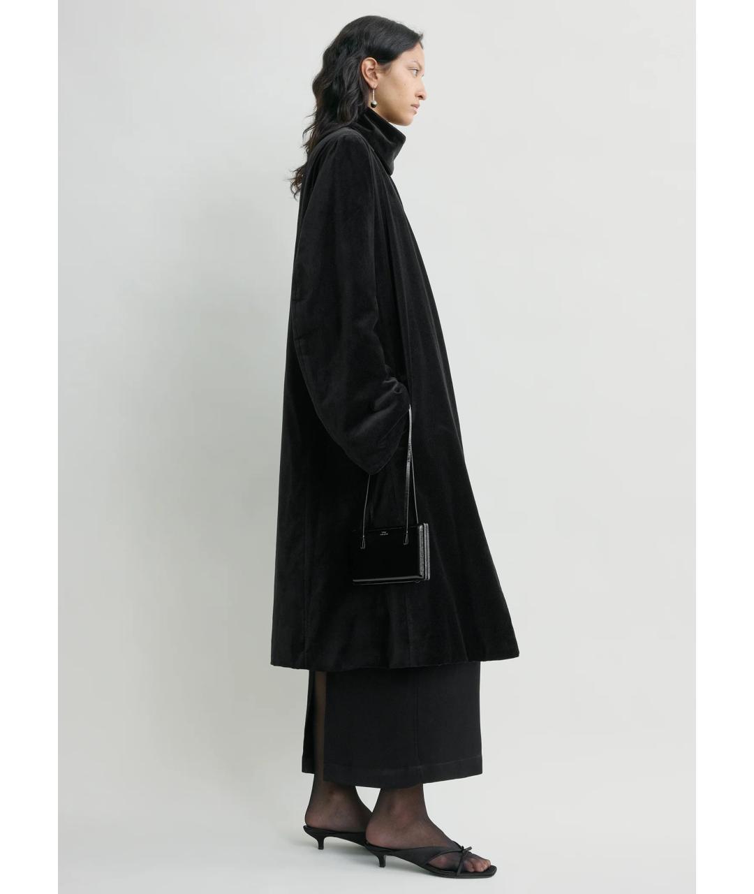 TOTEME Черное хлопковое пальто, фото 3