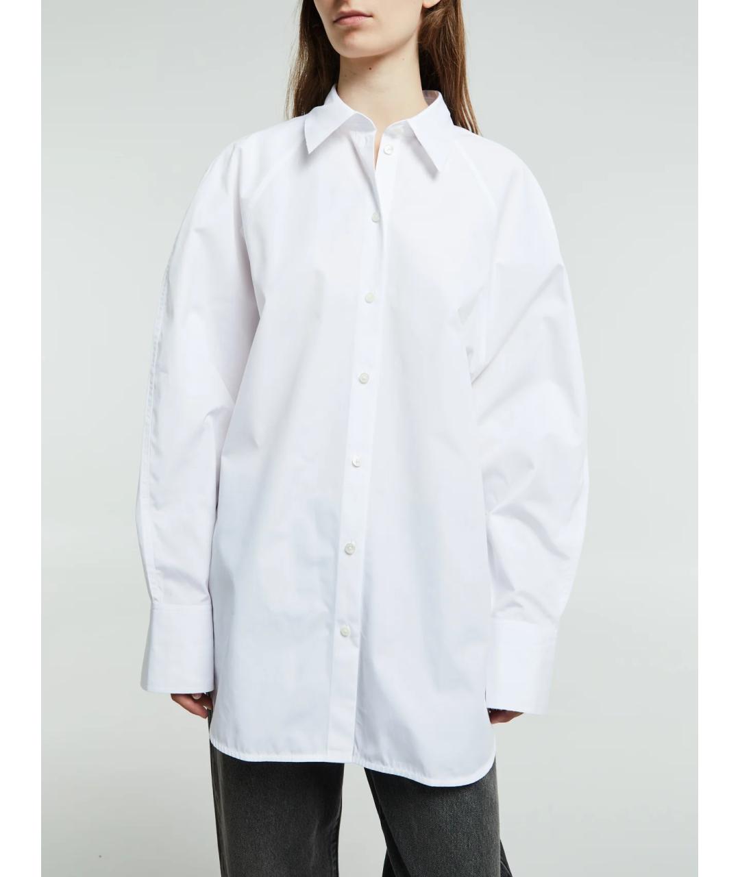 TOTEME Белая хлопковая рубашка, фото 3