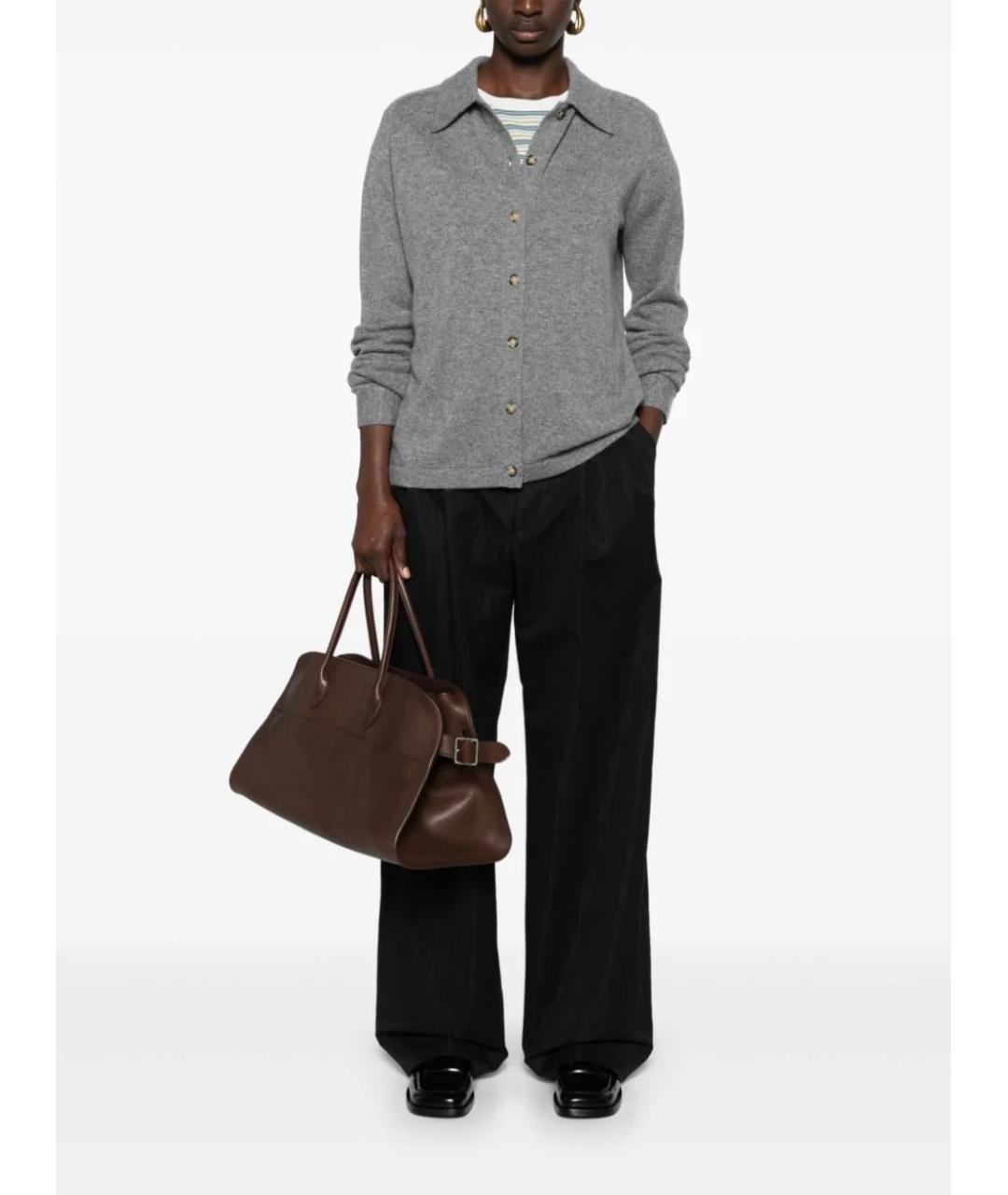 TOTEME Серый кашемировый кардиган, фото 2