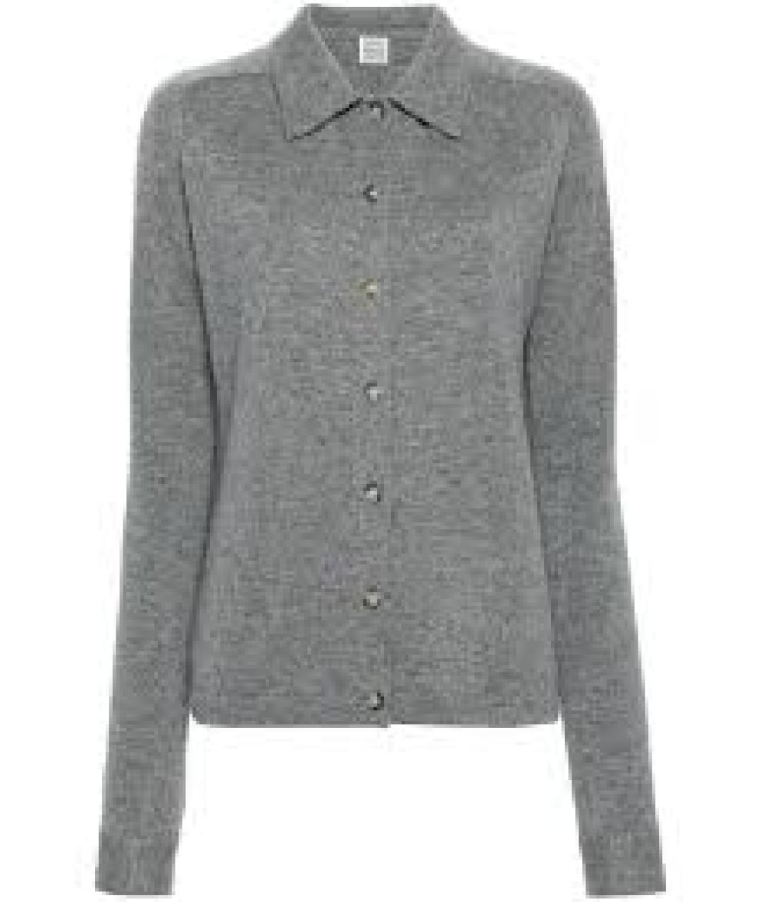 TOTEME Серый кашемировый кардиган, фото 1