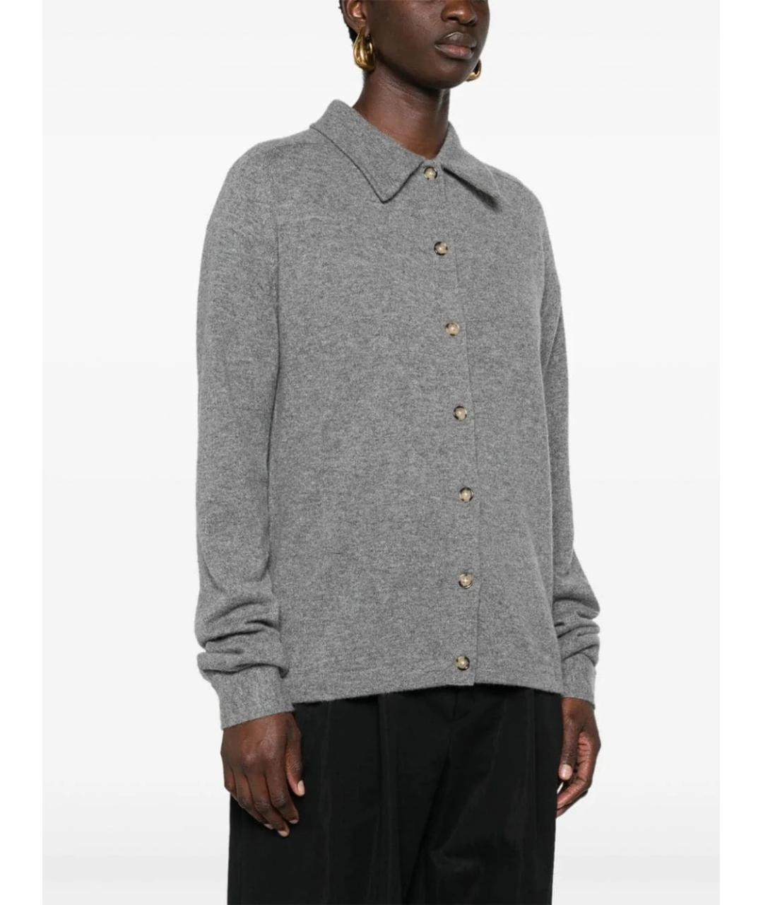 TOTEME Серый кашемировый кардиган, фото 3