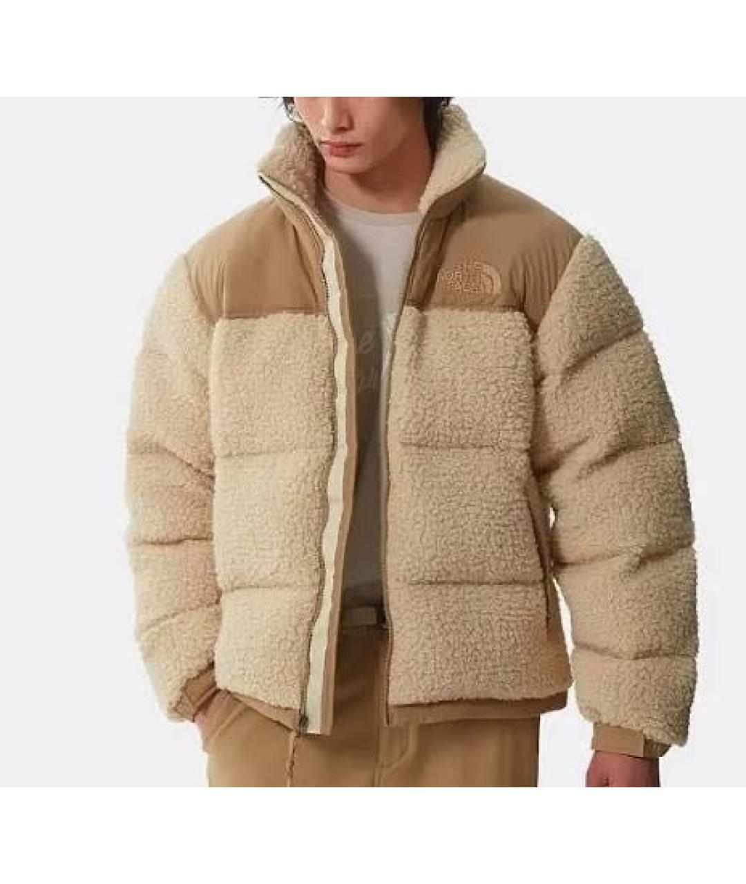 THE NORTH FACE Бежевый пуховик, фото 2