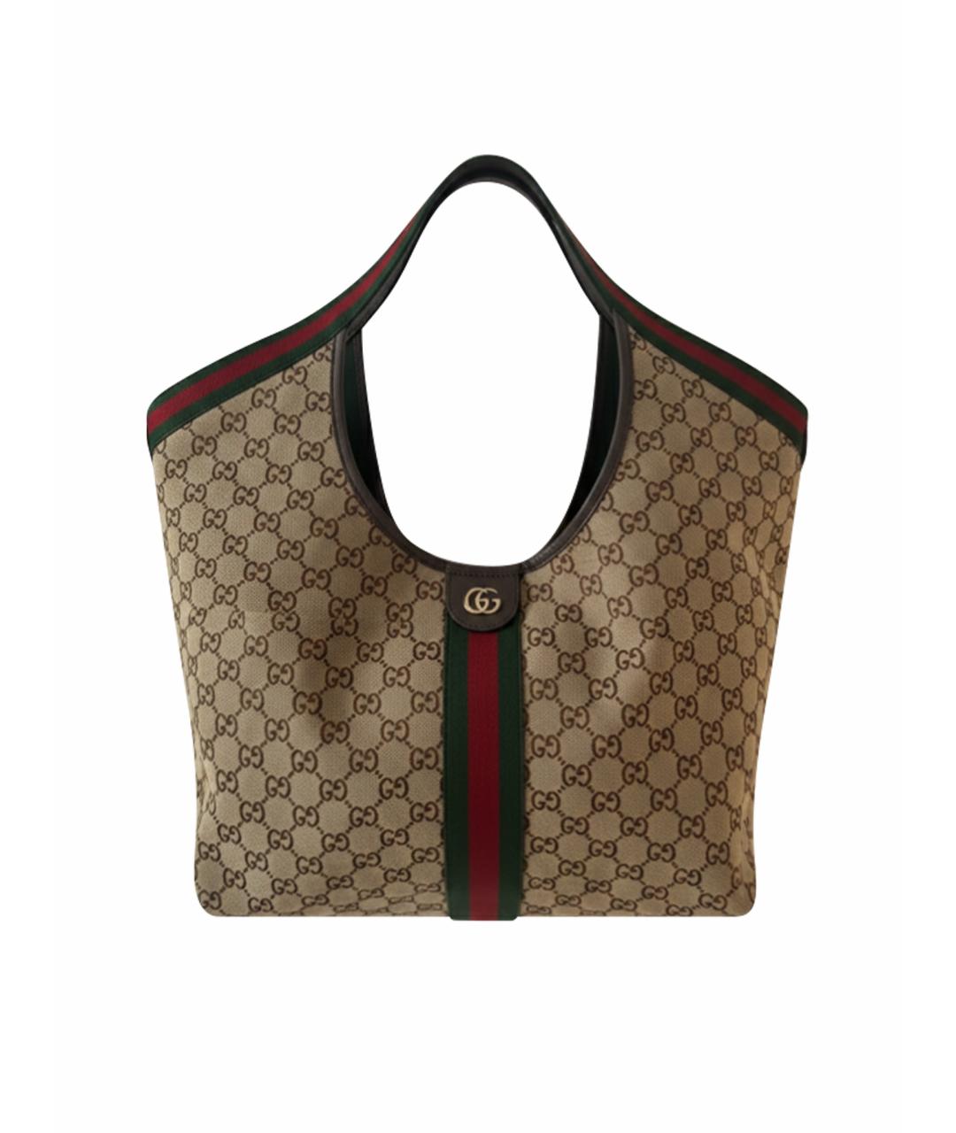 GUCCI Бежевая сумка тоут, фото 1