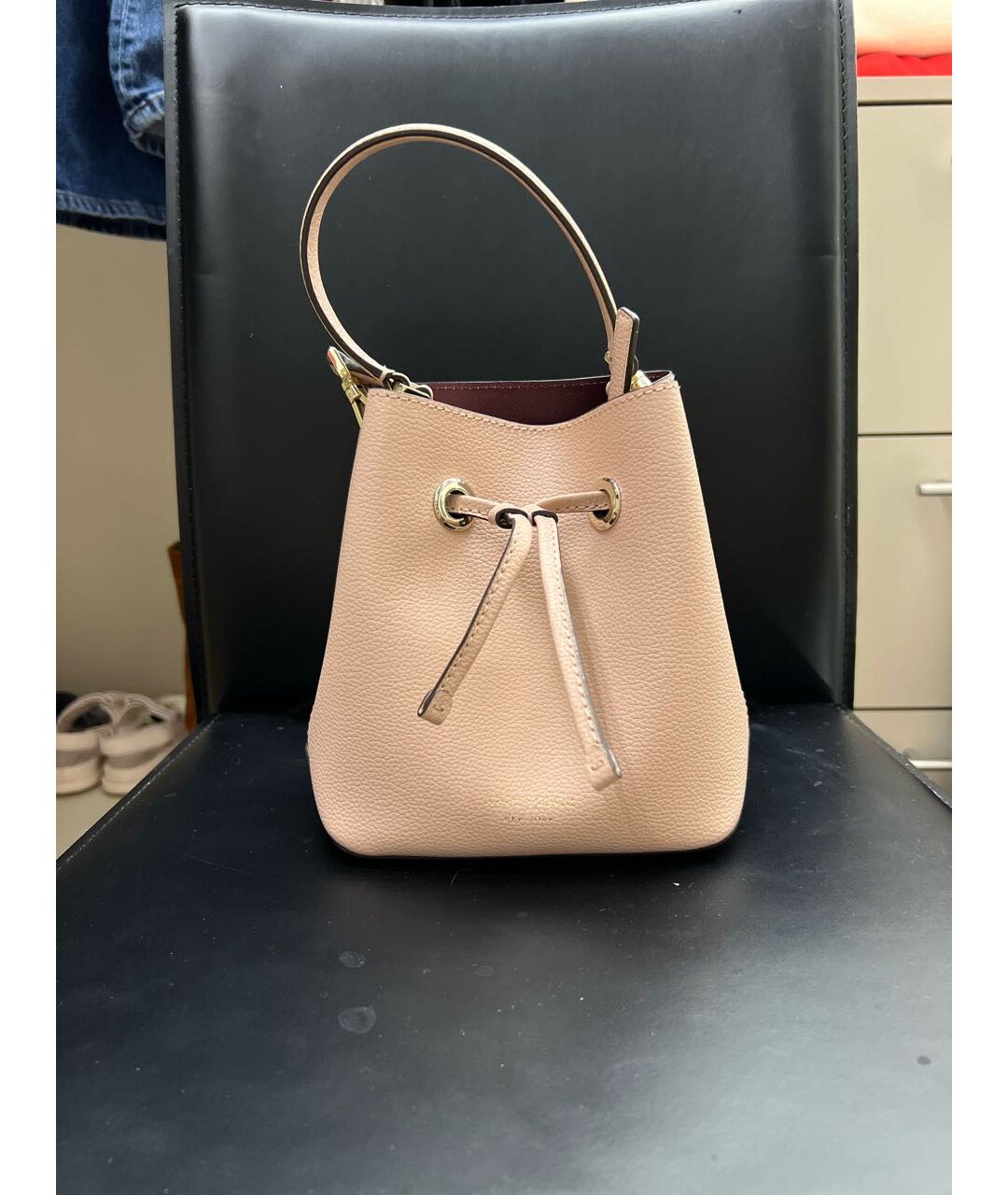 KATE SPADE Розовая кожаная сумка тоут, фото 5