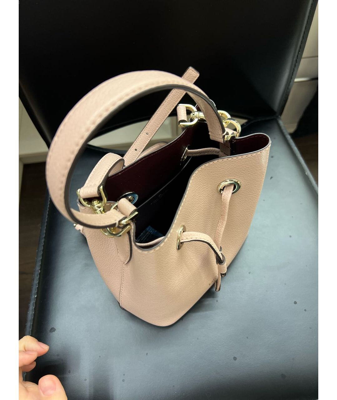 KATE SPADE Розовая кожаная сумка тоут, фото 4