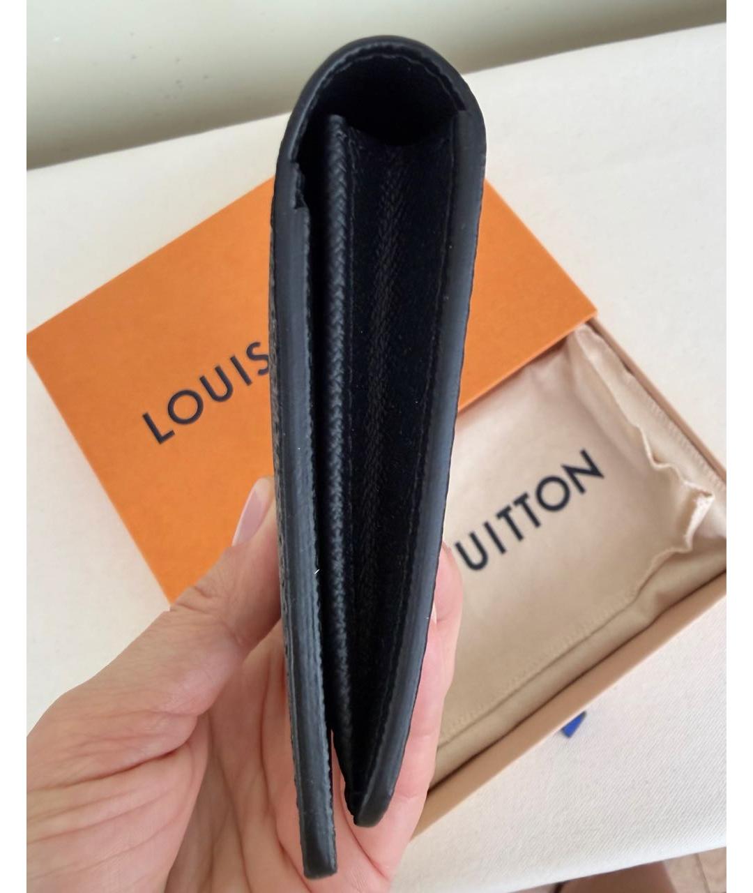 LOUIS VUITTON Черный кошелек, фото 7