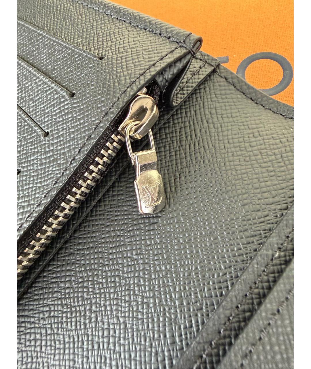 LOUIS VUITTON Черный кошелек, фото 5