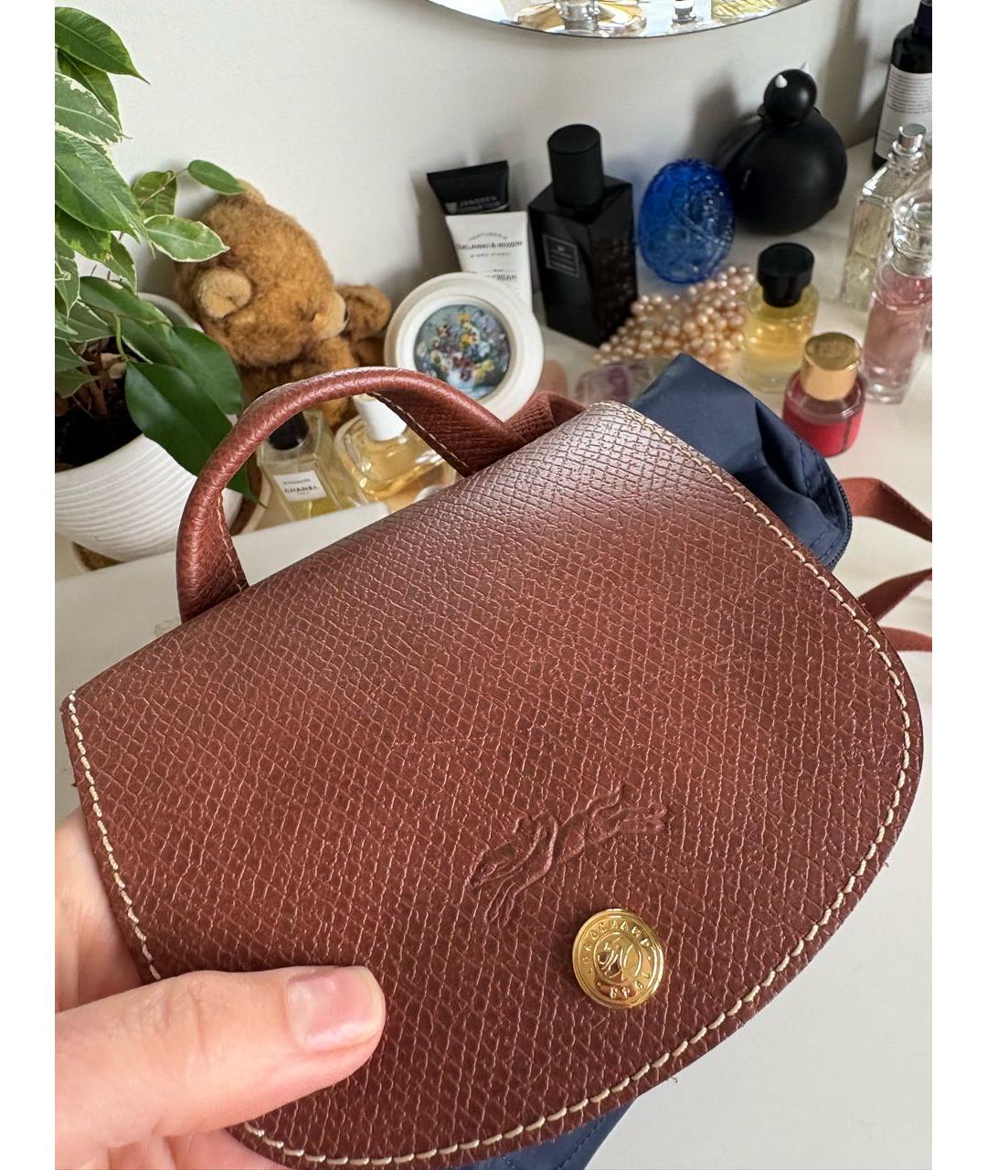 LONGCHAMP Темно-синий рюкзак, фото 4