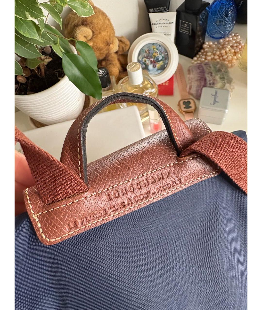 LONGCHAMP Темно-синий рюкзак, фото 3