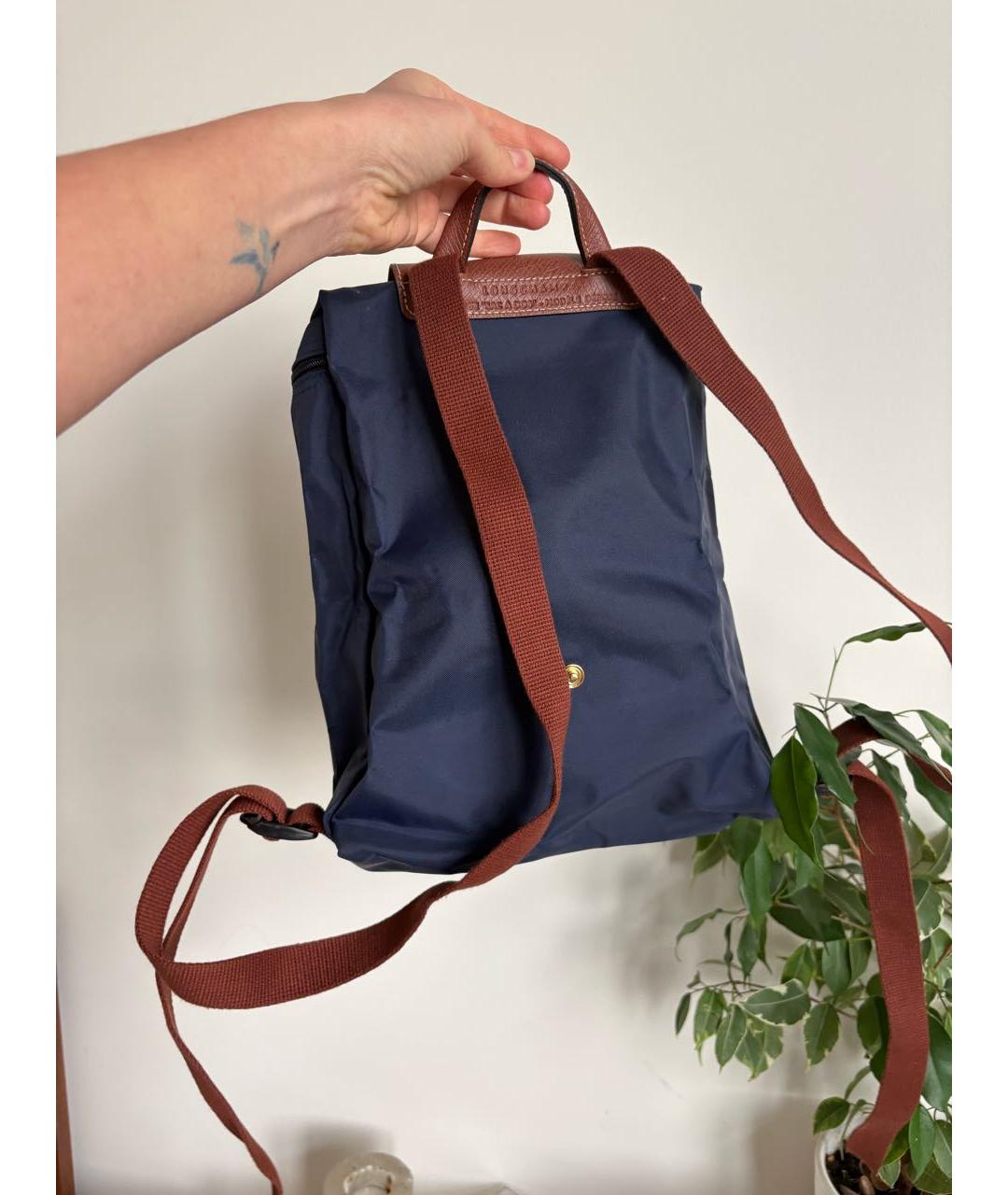 LONGCHAMP Темно-синий рюкзак, фото 2