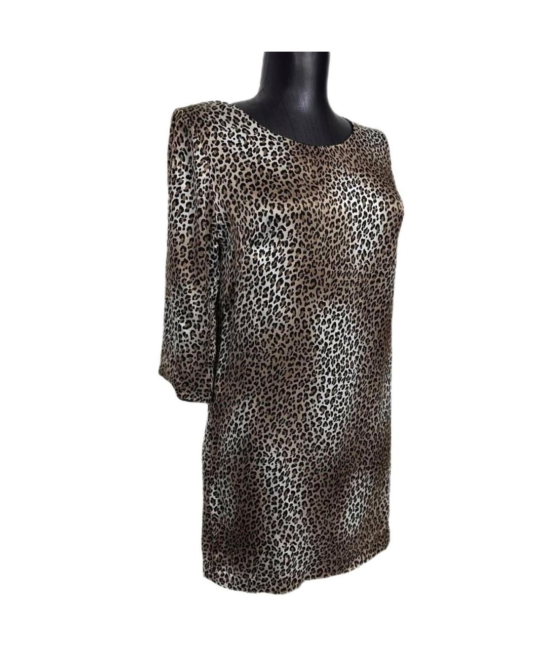 TWIN-SET Мульти шелковое повседневное платье, фото 5