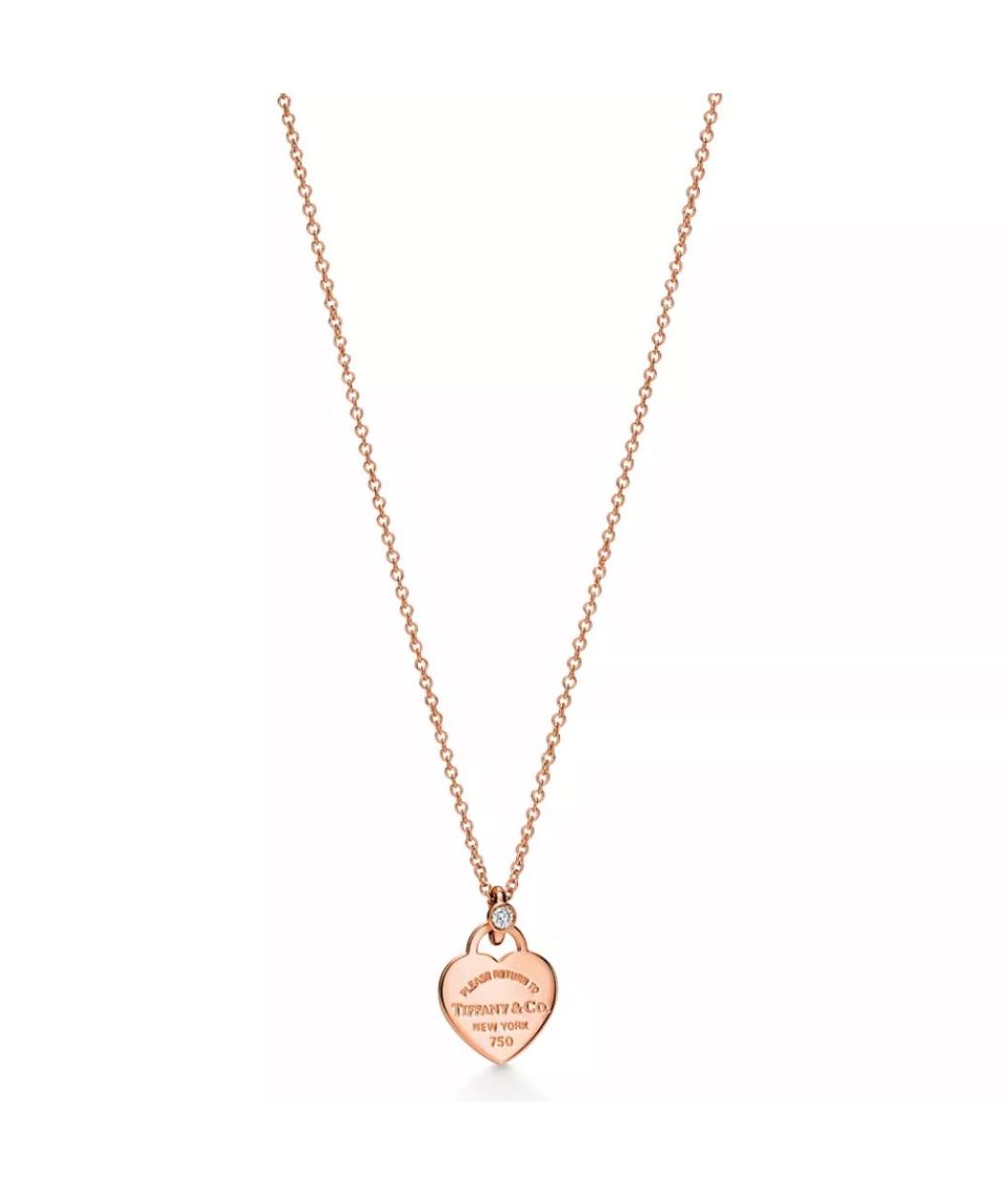 TIFFANY&CO Розовое колье из розового золота, фото 4