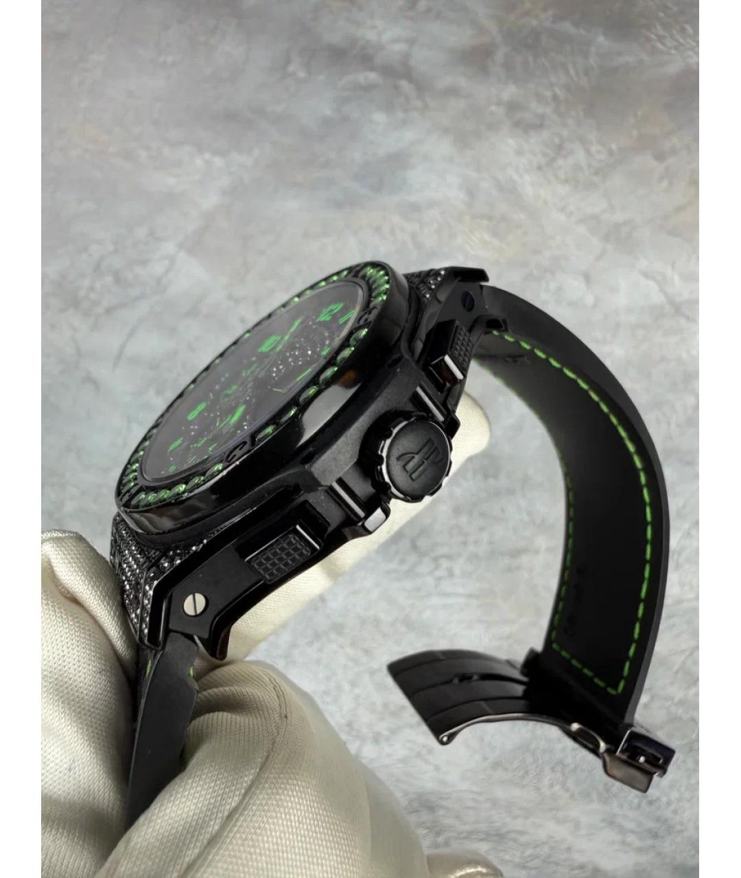 HUBLOT Черные металлические часы, фото 5