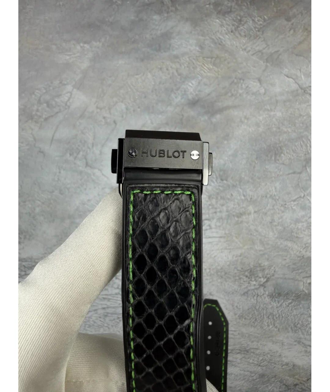 HUBLOT Черные металлические часы, фото 8