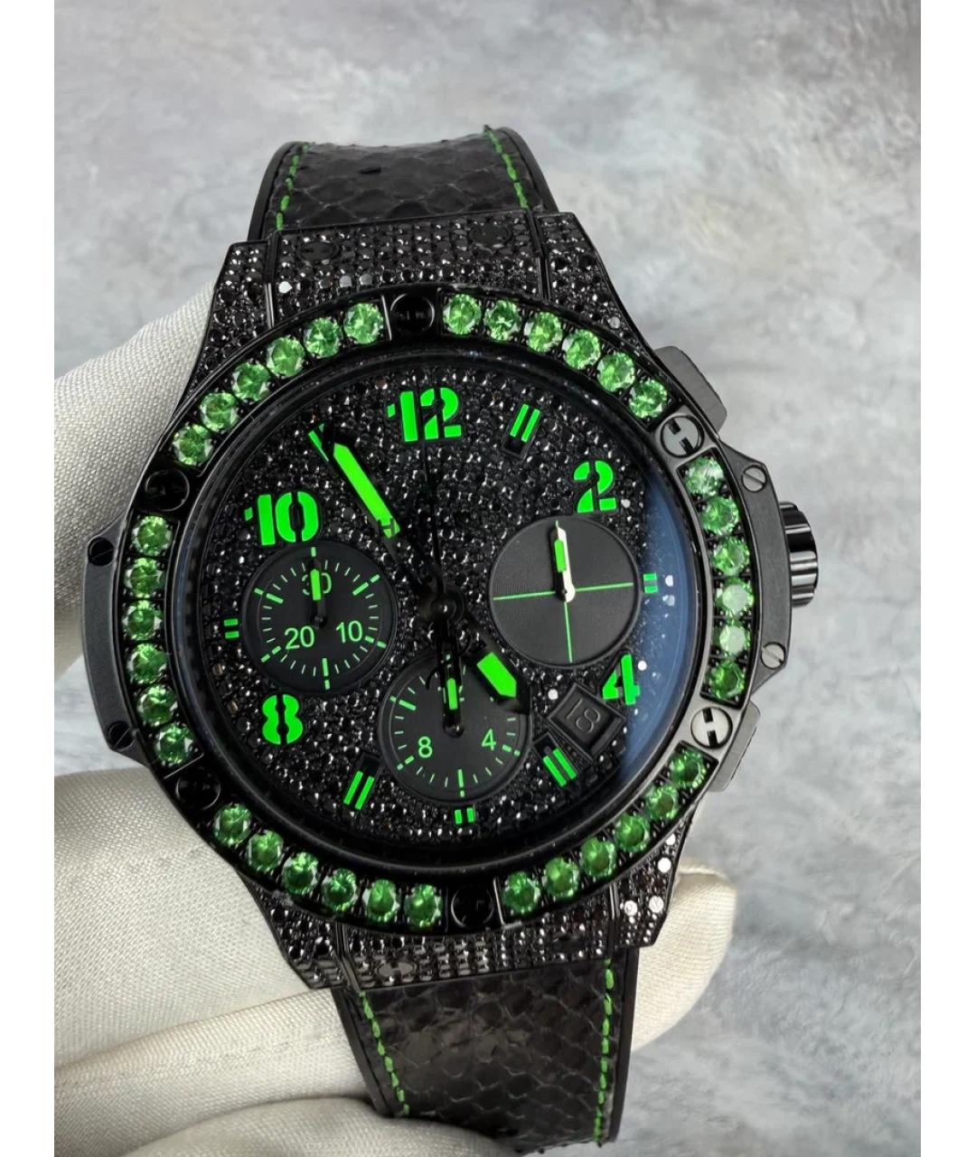 HUBLOT Черные металлические часы, фото 3