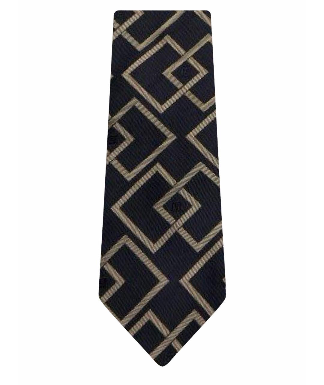 GUCCI Темно-синий шелковый галстук, фото 1