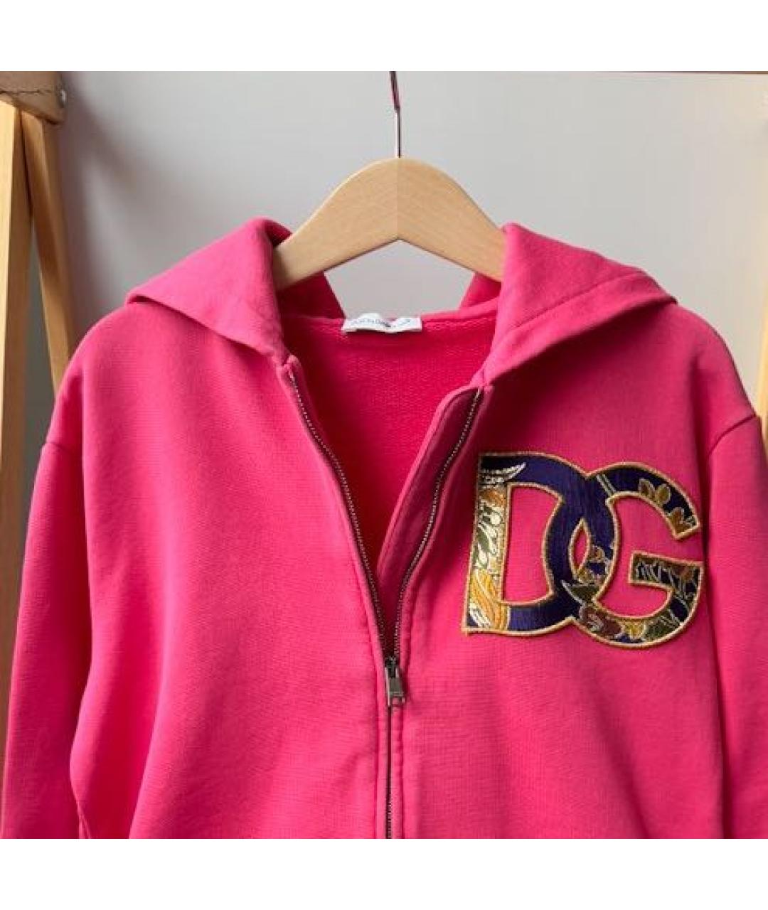 DOLCE&GABBANA Розовый хлопковый комплект, фото 5