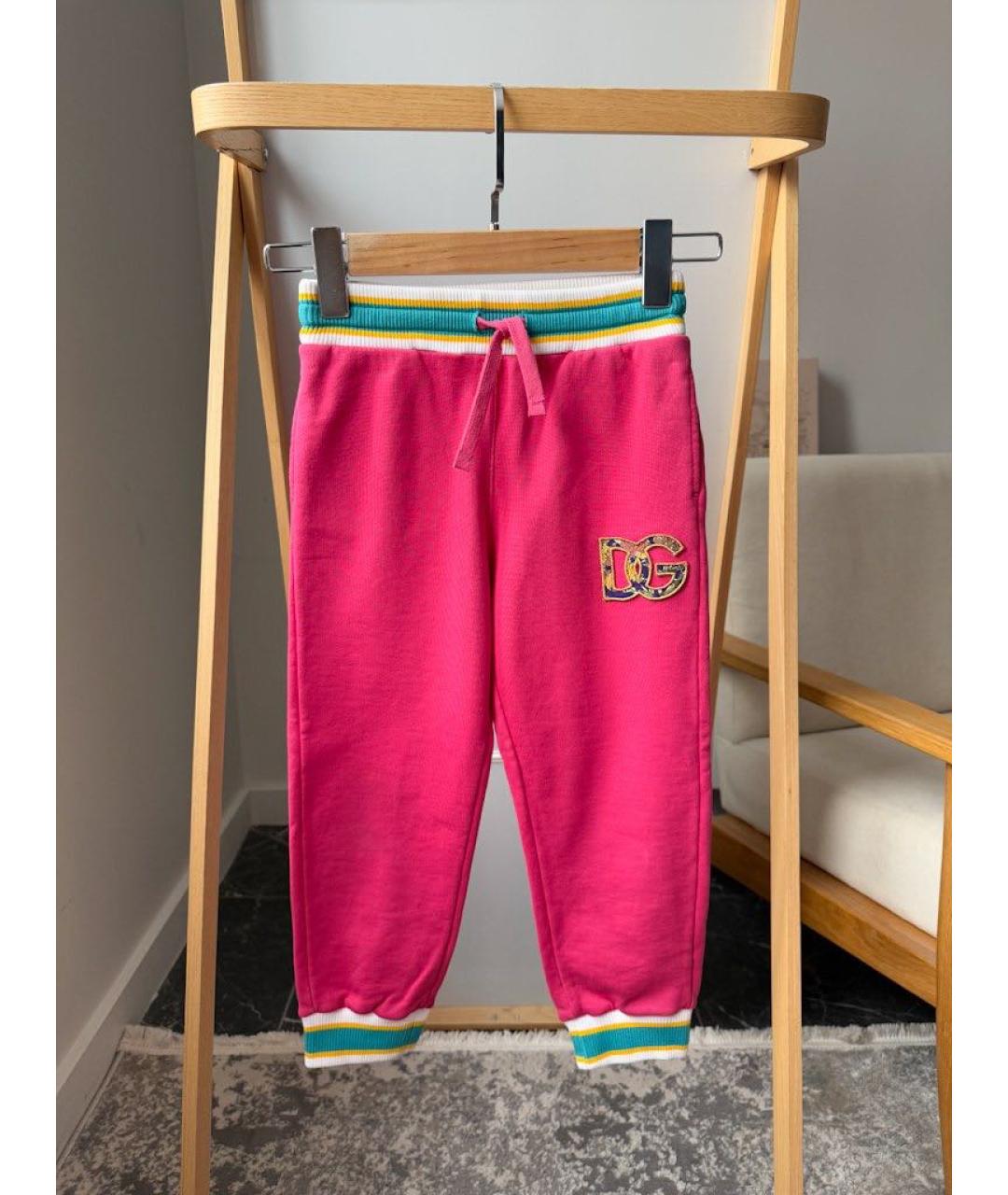 DOLCE&GABBANA Розовый хлопковый комплект, фото 2