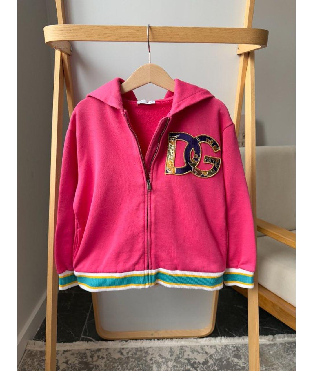 DOLCE&GABBANA Розовый хлопковый комплект, фото 9