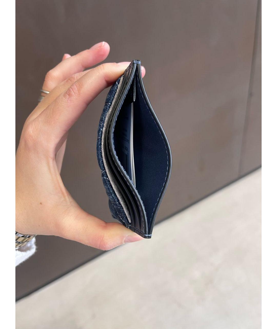 COACH Темно-синий кожаный кардхолдер, фото 7