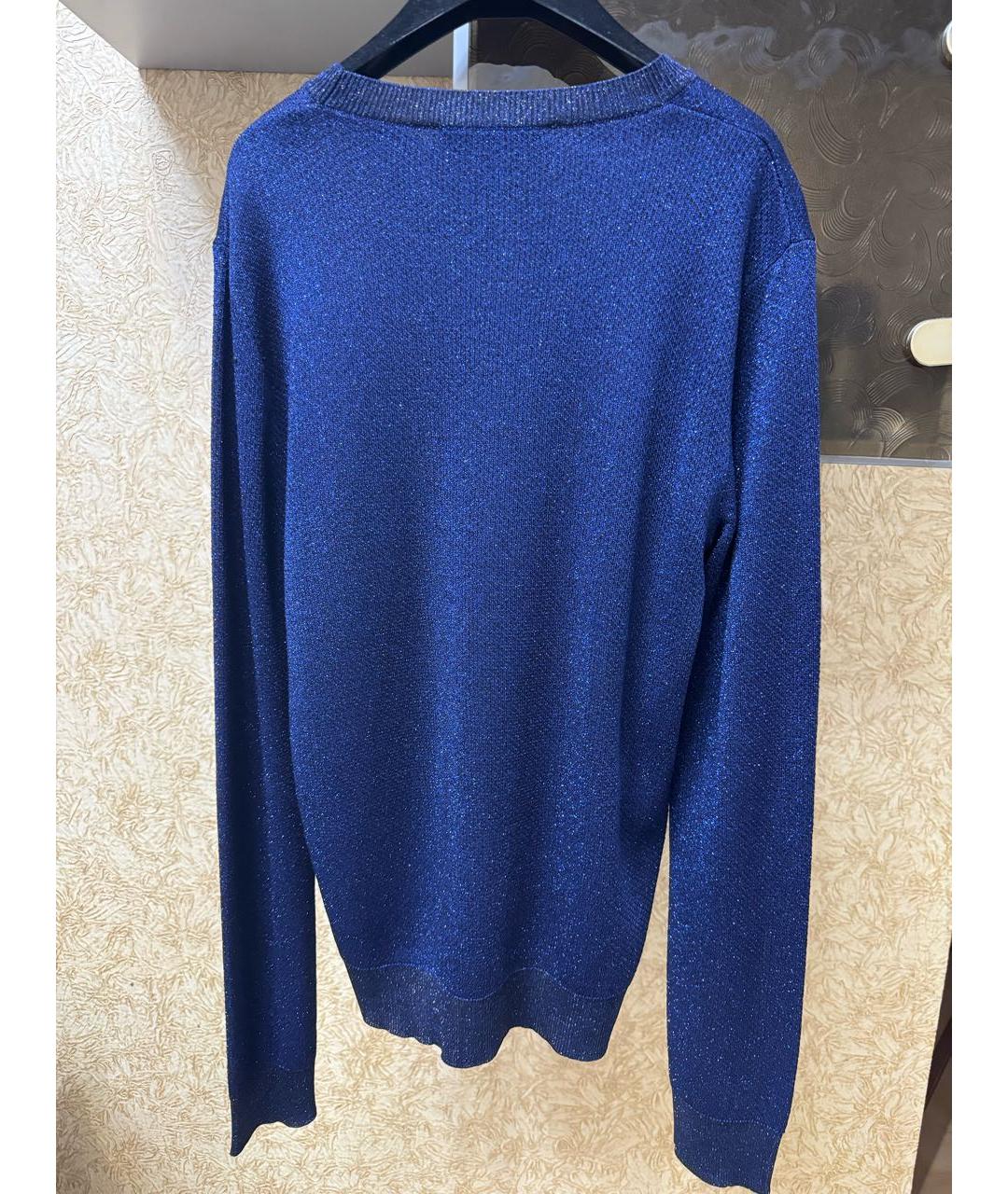 MSGM Темно-синий вискозный джемпер / свитер, фото 5
