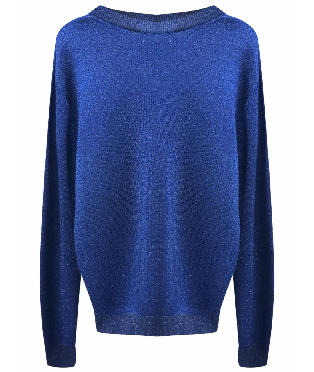 MSGM Темно-синий вискозный джемпер / свитер, фото 1