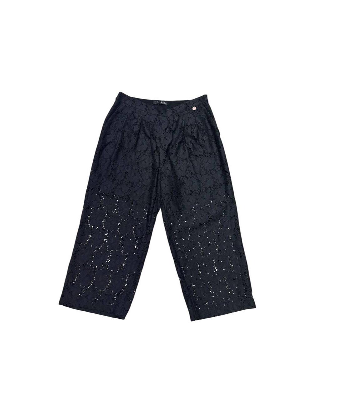 LIU JO Черные полиэстеровые капри, фото 5