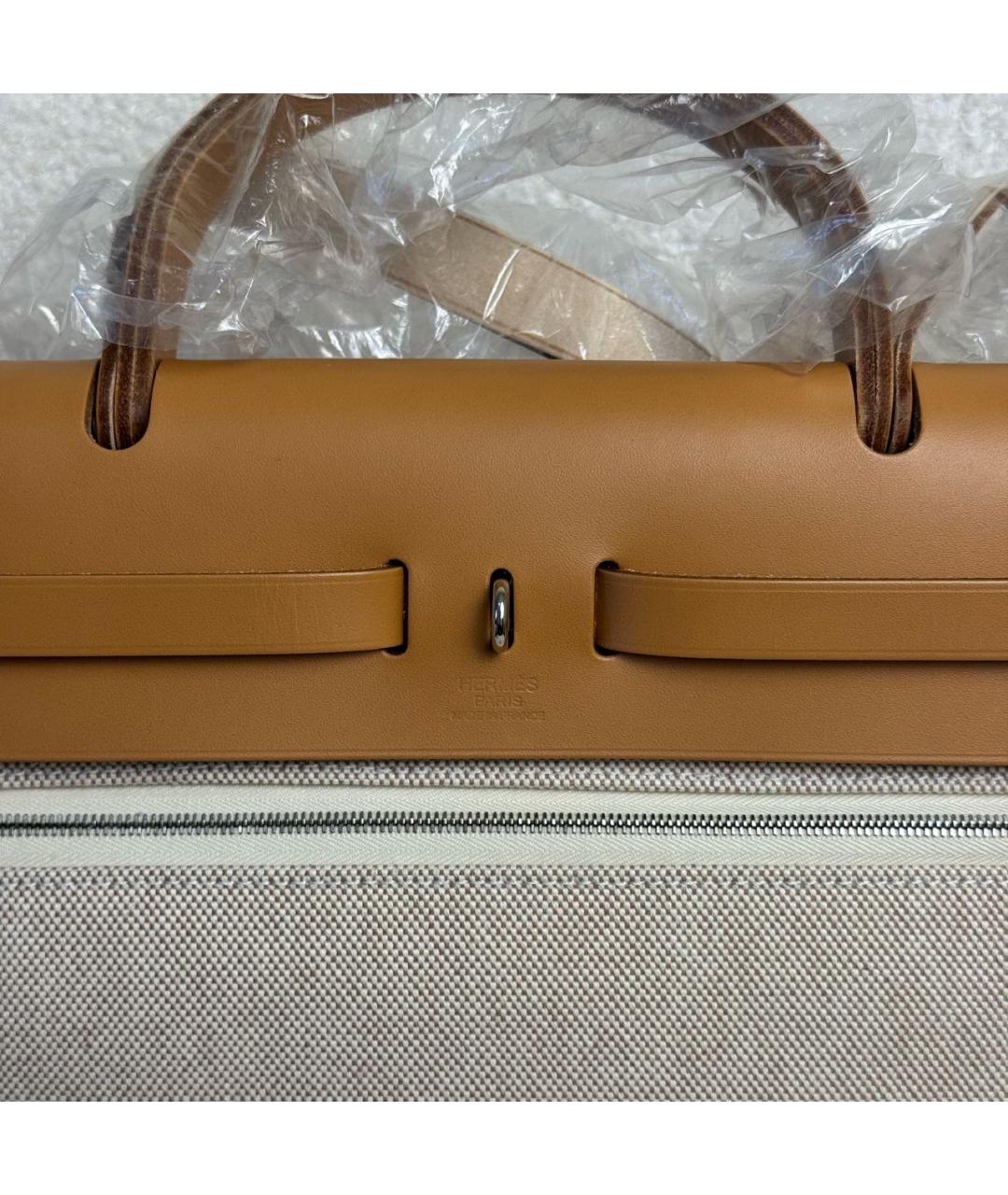 HERMES Коричневая сумка с короткими ручками, фото 5
