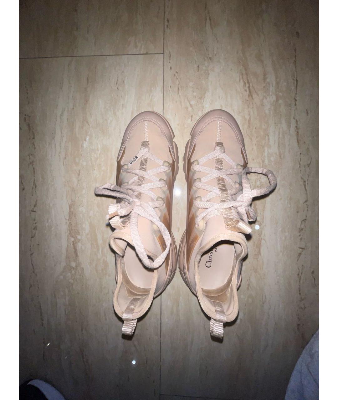 CHRISTIAN DIOR Бежевые кроссовки, фото 3