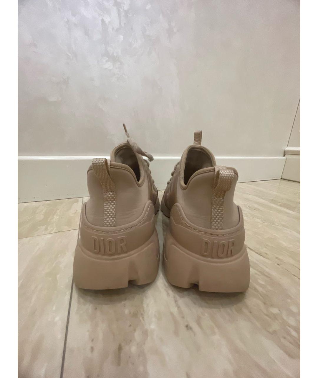 CHRISTIAN DIOR Бежевые кроссовки, фото 4