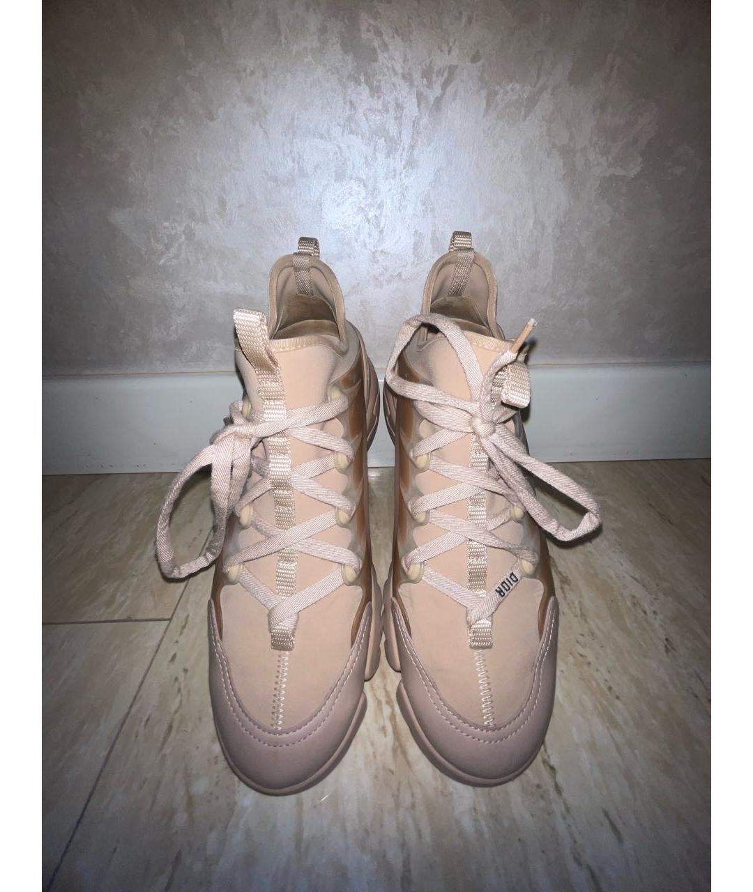 CHRISTIAN DIOR Бежевые кроссовки, фото 2