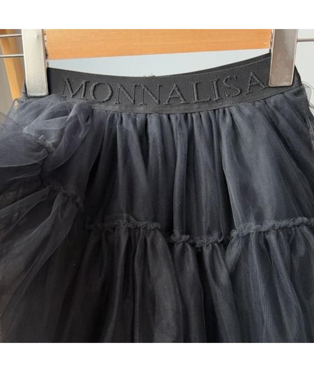 MONNALISA Черная юбка, фото 3