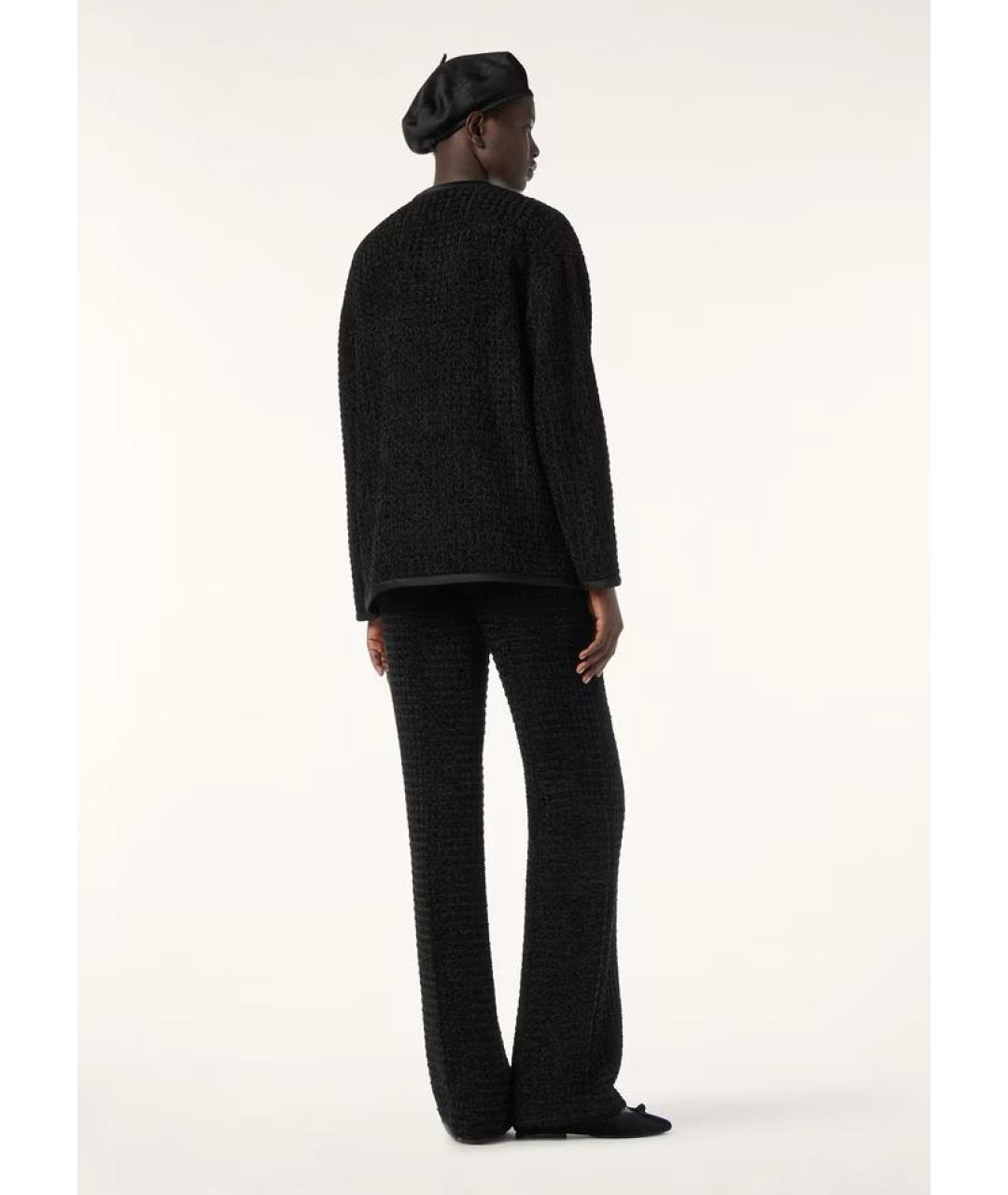 LORO PIANA Черный шелковый жакет/пиджак, фото 4