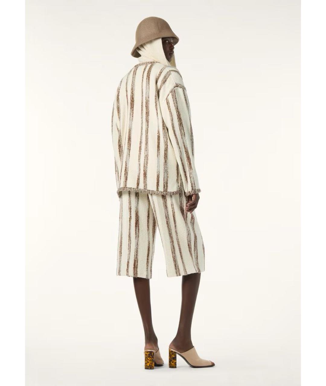 LORO PIANA Бежевый кашемировый жакет/пиджак, фото 4