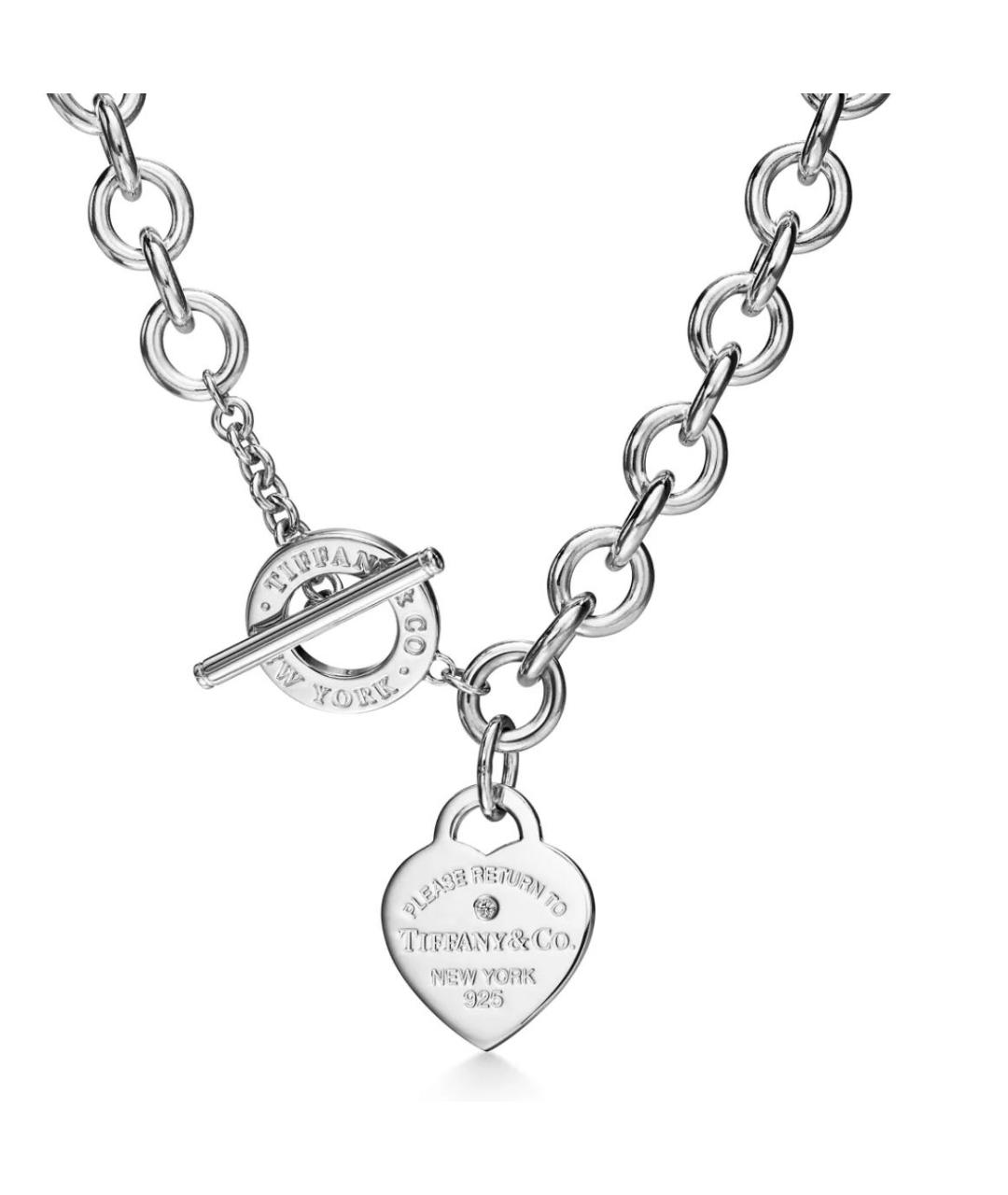 TIFFANY&CO Серебряное серебряное колье, фото 4