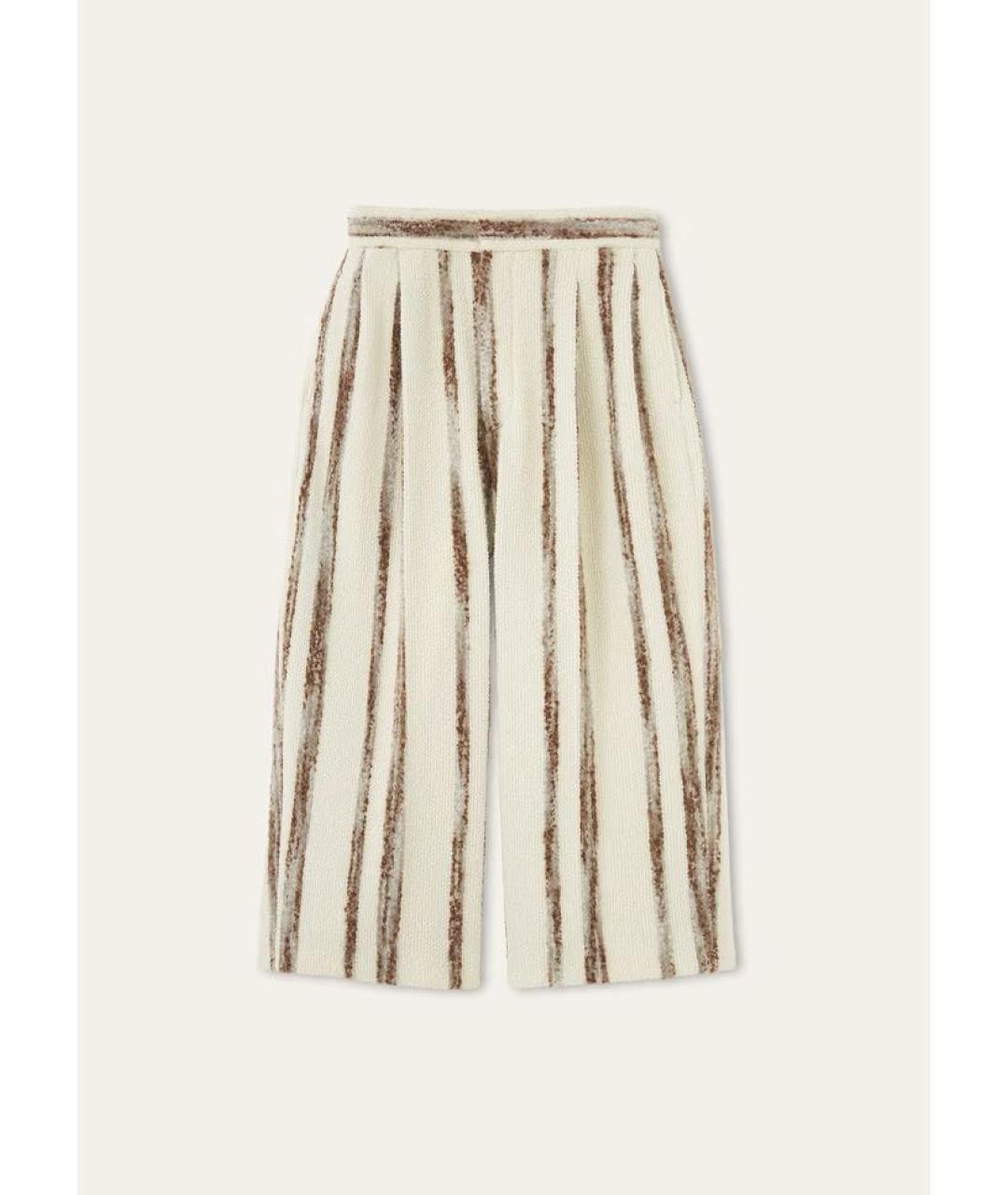 LORO PIANA Бежевые шелковые шорты, фото 6