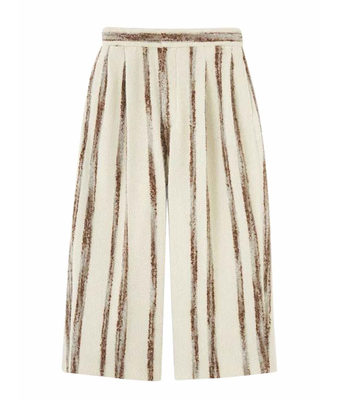 LORO PIANA Бежевые шелковые шорты, фото 1