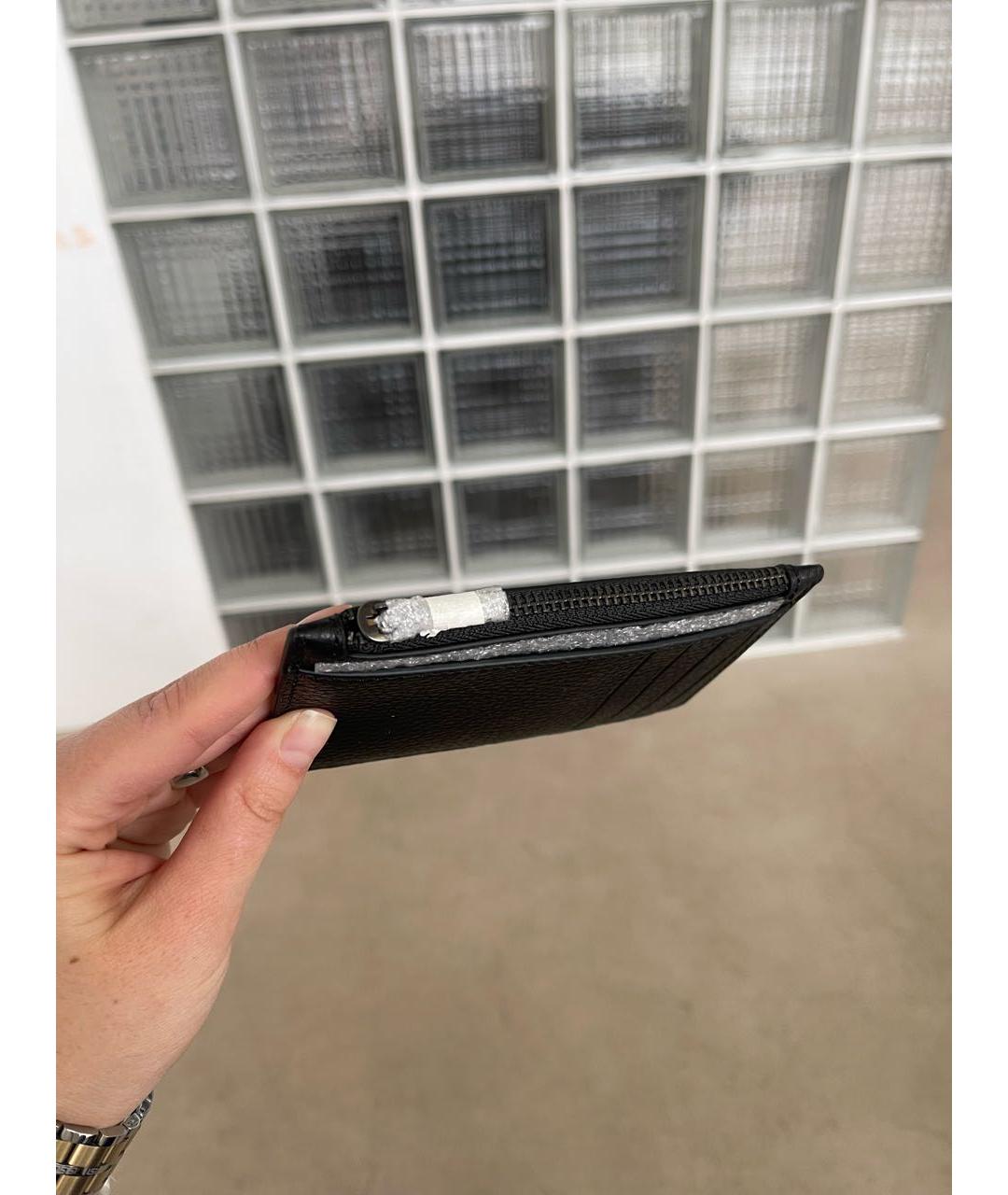 COACH Черный кожаный кардхолдер, фото 4