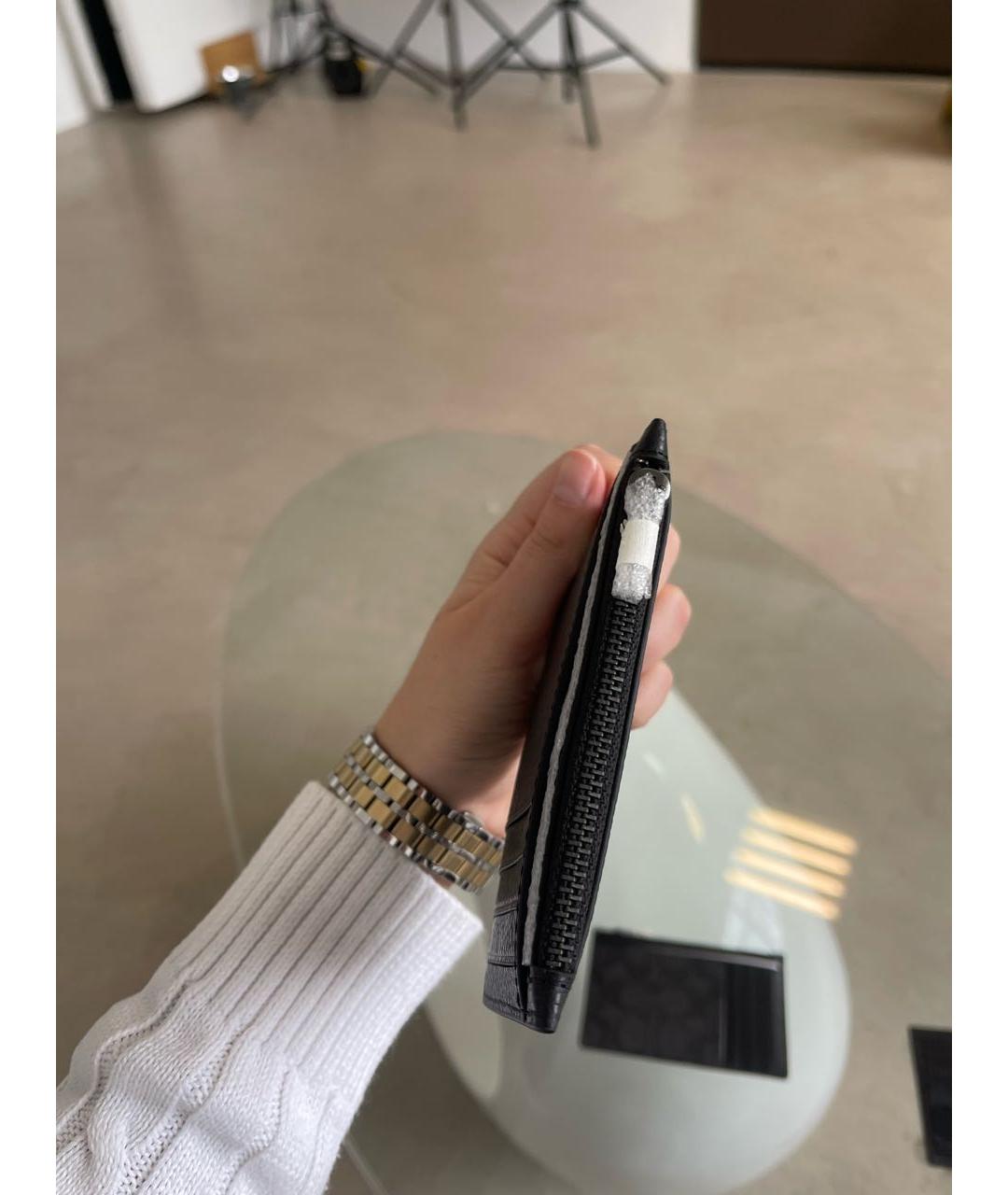 COACH Черный кожаный кардхолдер, фото 5