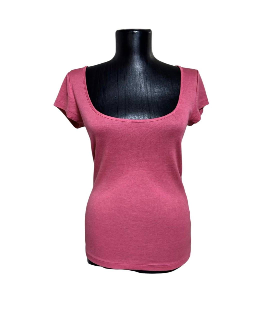 RALPH LAUREN Розовая хлопковая футболка, фото 9