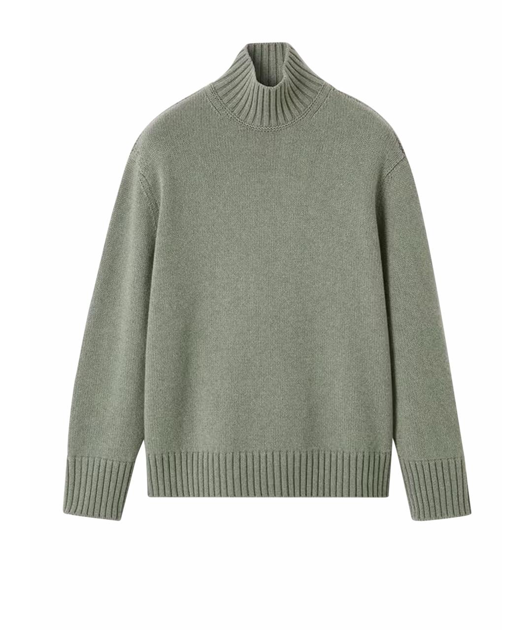 LORO PIANA Зеленая кашемировая водолазка, фото 1