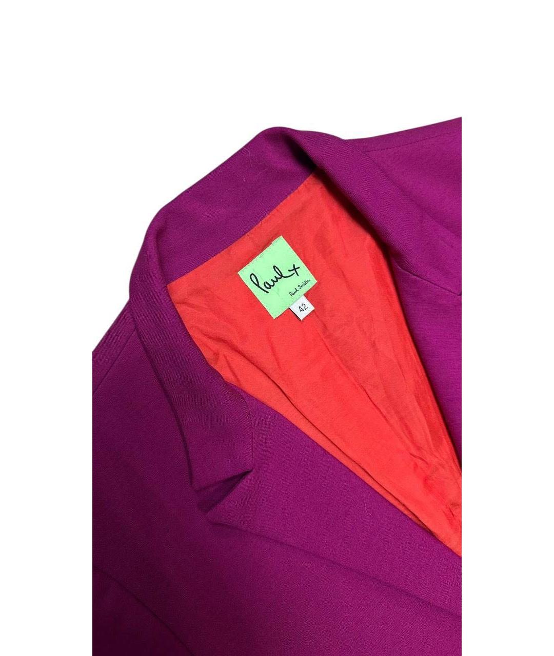 PAUL SMITH Фуксия вискозный жакет/пиджак, фото 3