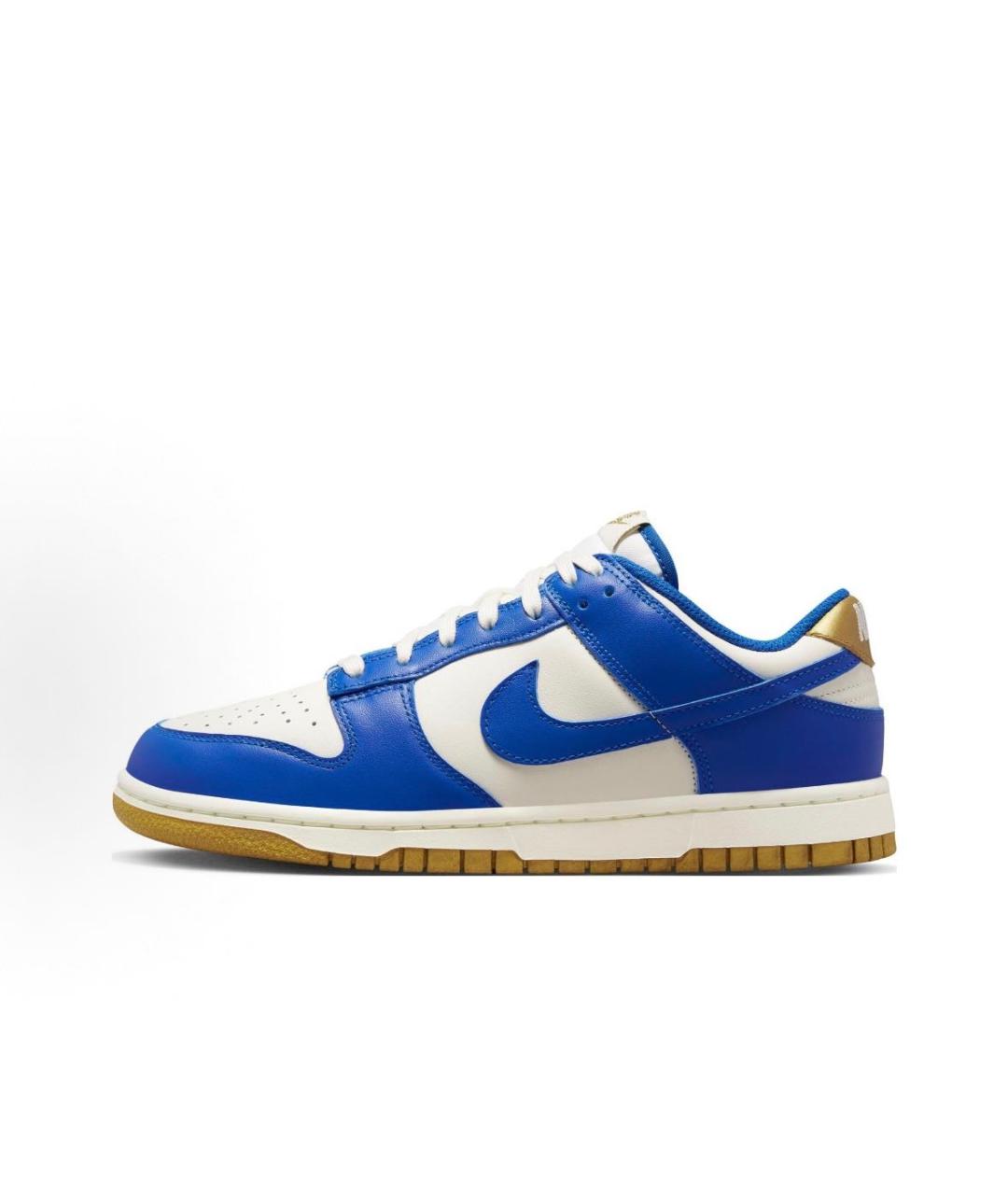 NIKE Синие кожаные кроссовки, фото 3