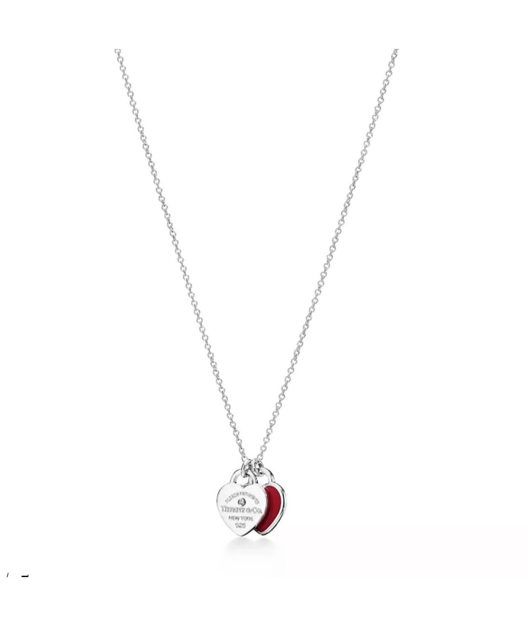 TIFFANY&CO Красное серебряное колье, фото 4