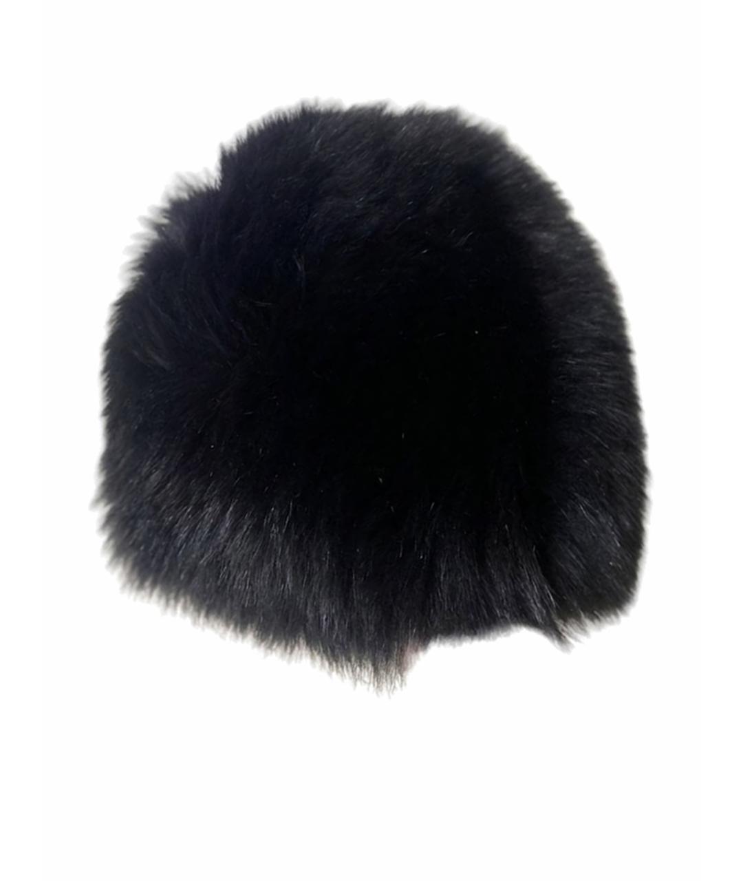 MONCLER Черная шапка, фото 1